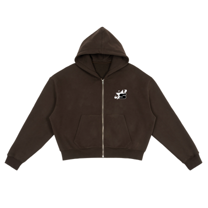 Emotional Steppa “Comfort in Motion” Boxy Zip Hoodie