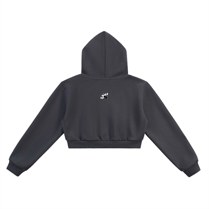 Emotional Steppa “S Minimal” Crop Hoodie