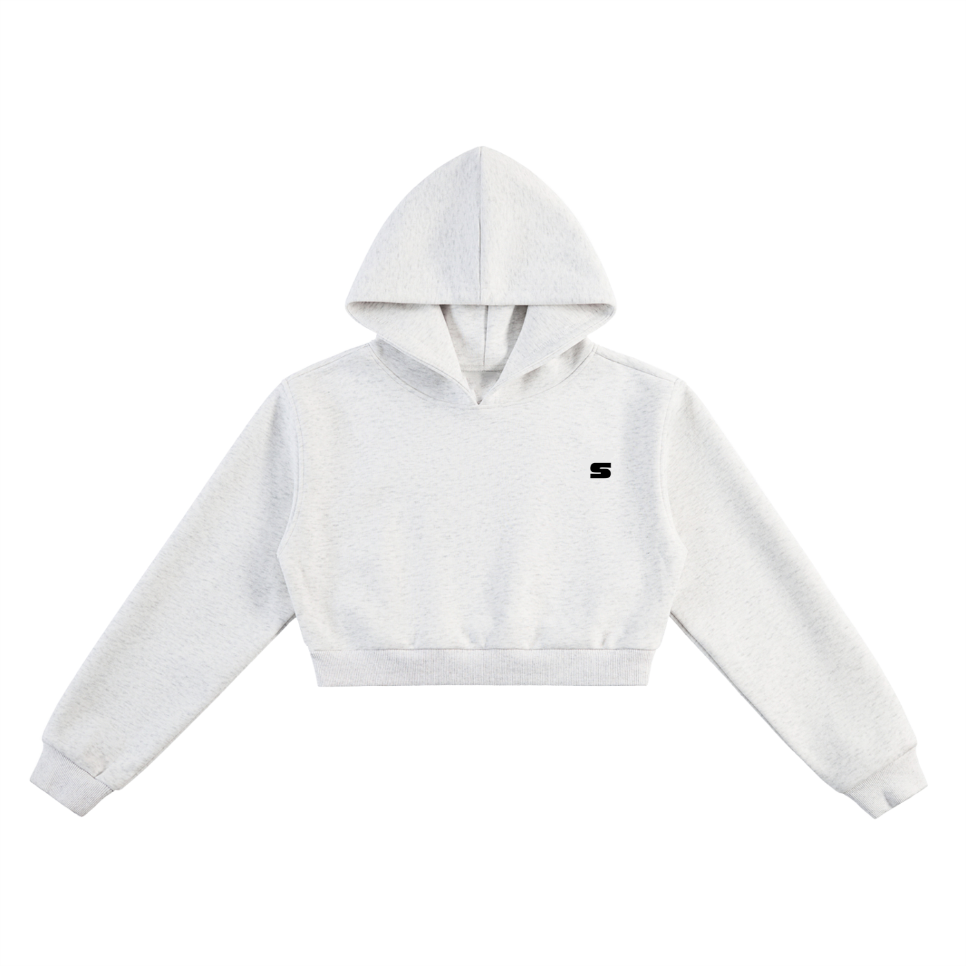 Emotional Steppa “S Minimal” Crop Hoodie