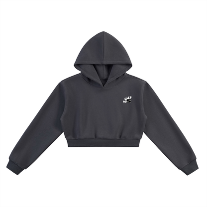 Emotional Steppa “S Minimal” Crop Hoodie