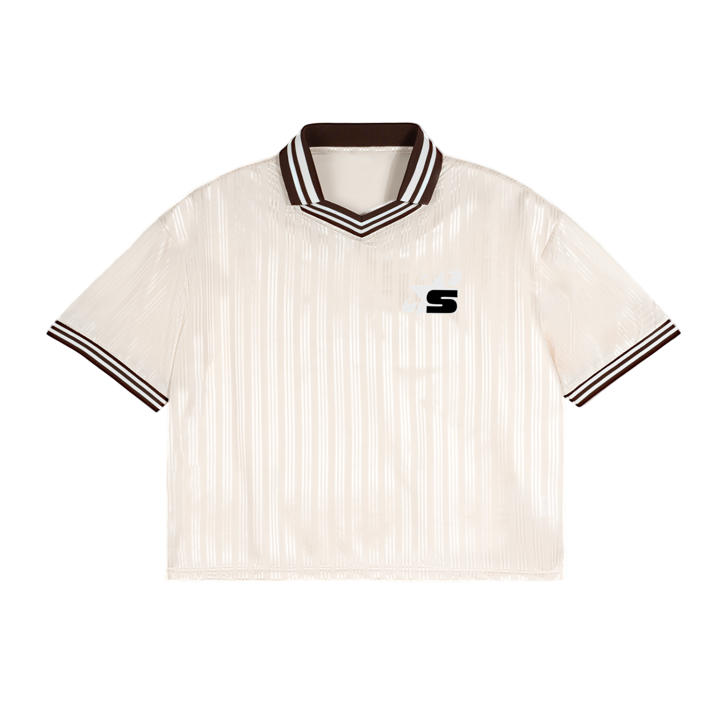 Steppa Stripes Polo Collar T-Shirt