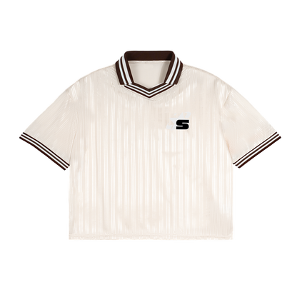 Steppa Stripes Polo Collar T-Shirt