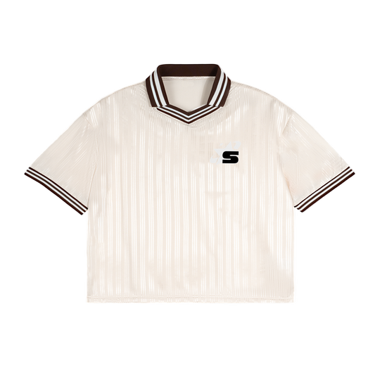 Steppa Stripes Polo Collar T-Shirt