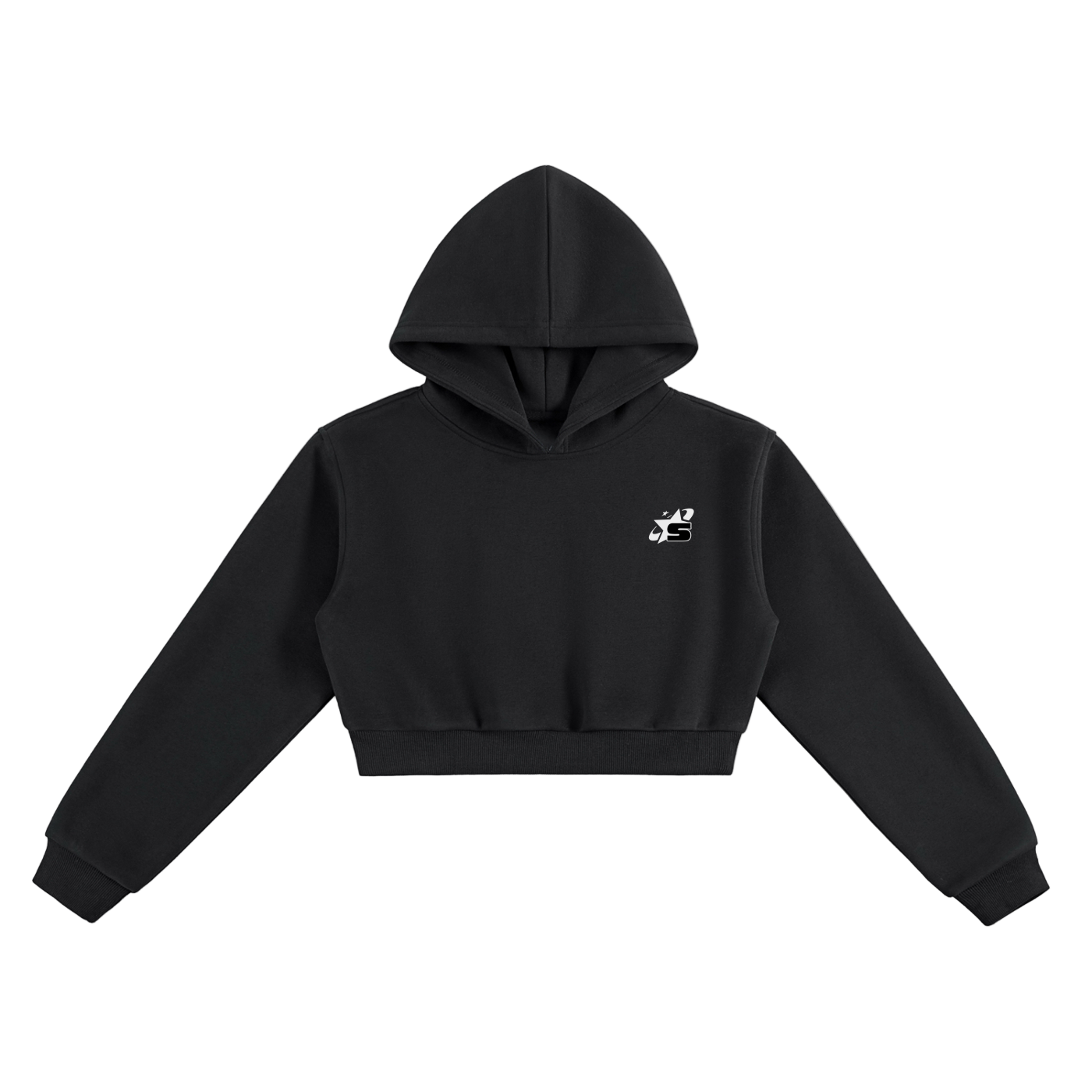 Emotional Steppa “S Minimal” Crop Hoodie